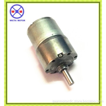 37mm diameter 6v 7.2v dc motor high torque 100rpm with gear reducer